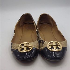 Tory Burch Snakeskin Flats woman Size 7M